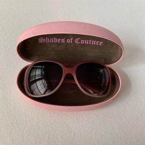 Juicy Couture | Oversized Jelly Pink Sunglasses